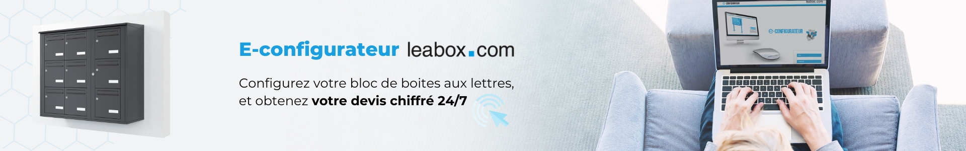 Configurateur bloc boites aux lettres leabox.com