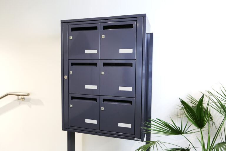 bloc boites aux lettres intérieur gris anthracite leabox.com