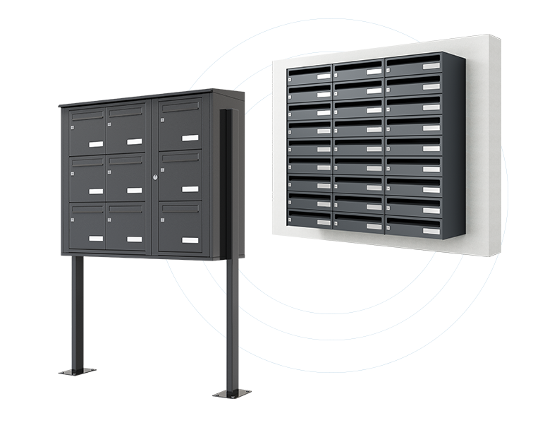 bloc boites aux lettres rénovation normalisé